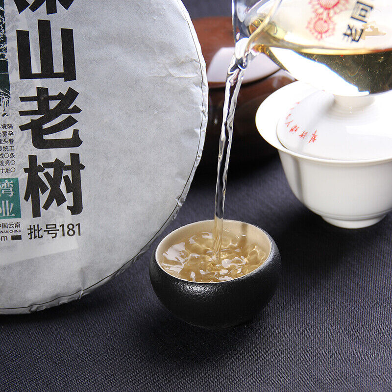 Chinese Haiwan Shen Pu'er Tea Batch 181 Shen Shan Lao Shu Raw Puer Tea 500g