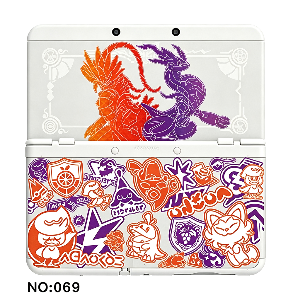 46‑Design Limited Themed Shell Cover Plates for New Nintendo 3DS