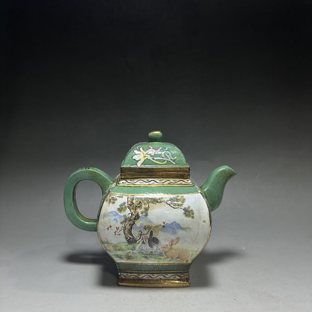 vintage chinese yixing purple clay teapot zisha ceremony teaware collection rare