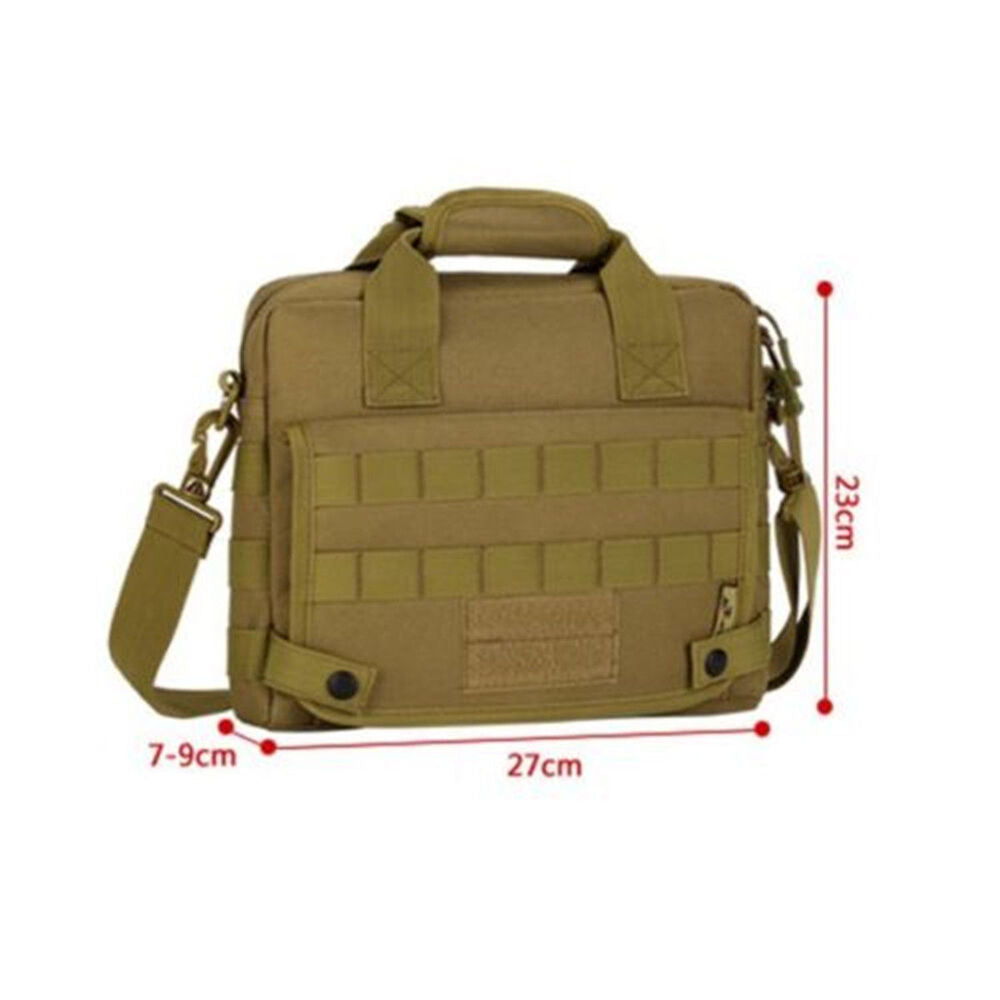 New Men Nylon Shoulder Briefcase Bag Military Tactical Laptop Pack Messenger Bag