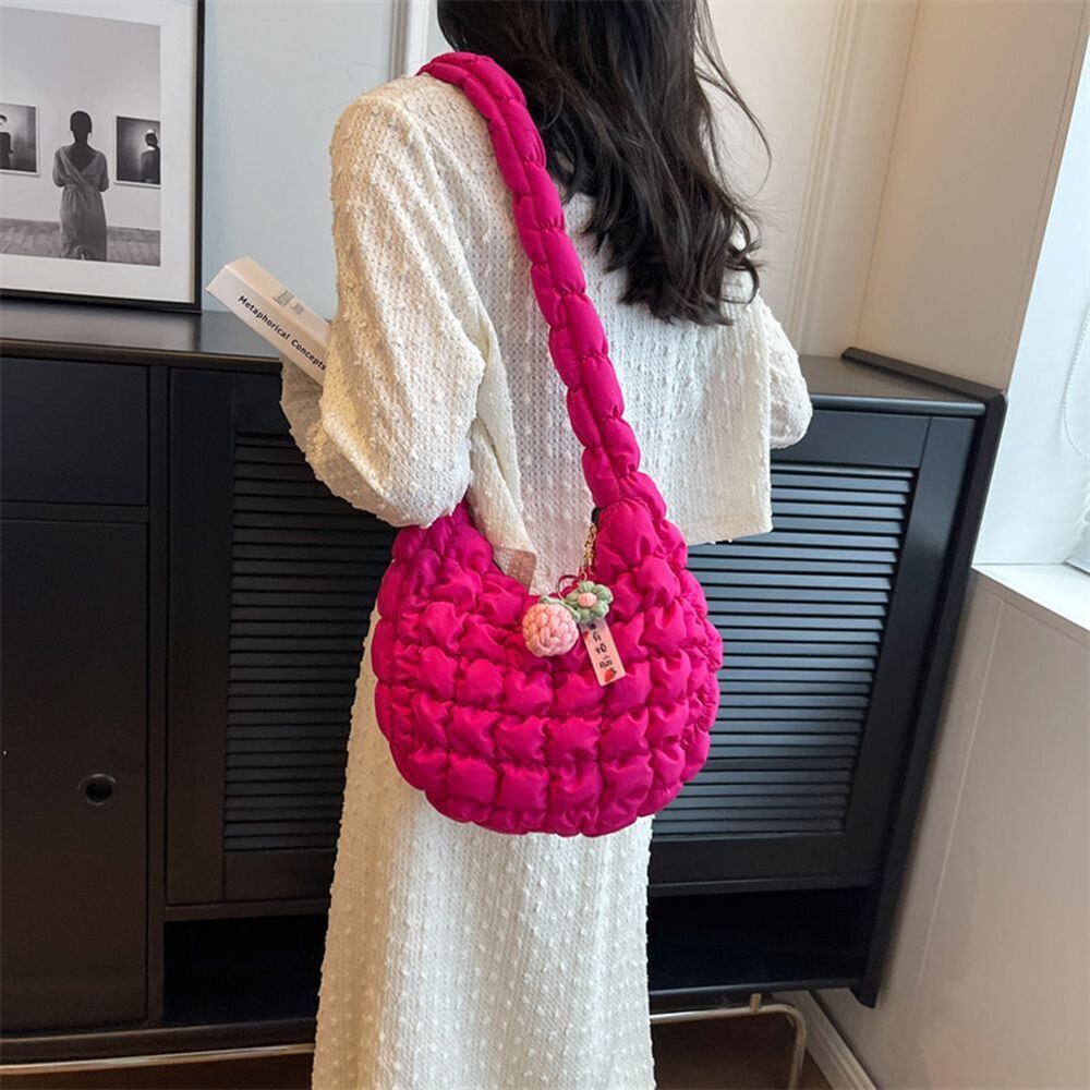 Shopper Purse Plaid Quilted Satchel Bags Messenger Leisure Chest Purse Crossbody