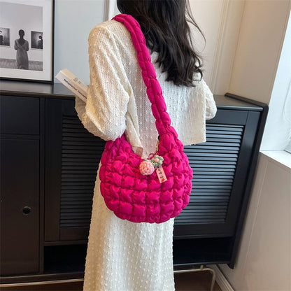 Shopper Purse Plaid Quilted Satchel Bags Messenger Leisure Chest Purse Crossbody