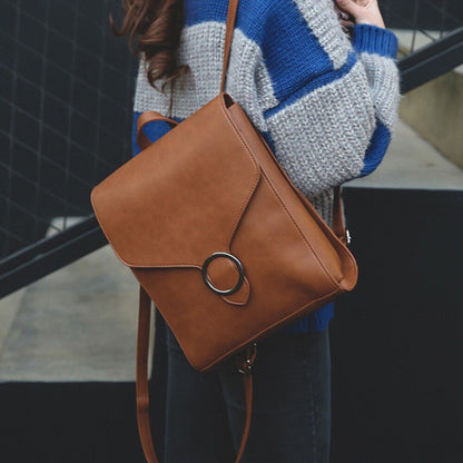 Backpack Synthetic Leather Bags Shopping High Quality Backpack Purse 25*11*31 CM