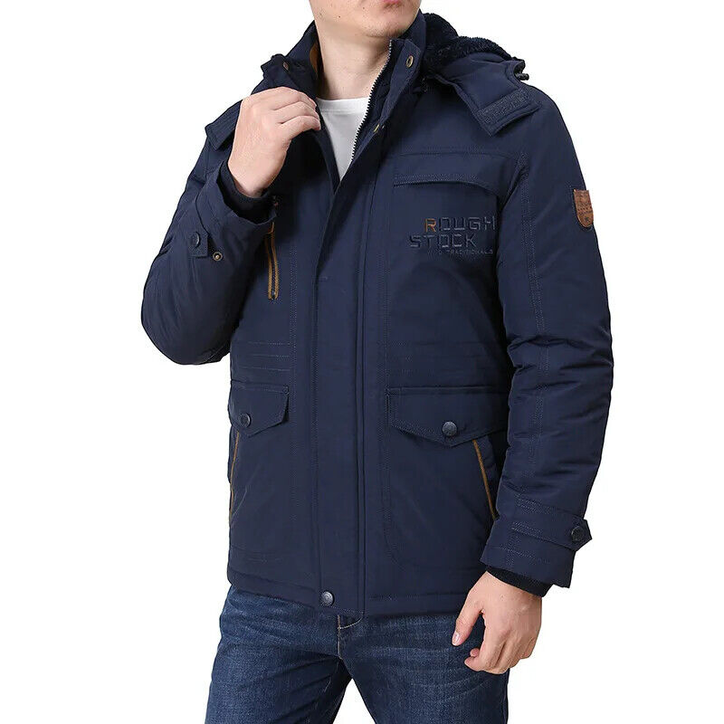 Men Coats Winter Jacket Men Outwear Coat Mens Jackets Overcoat Fur Thicking Coat