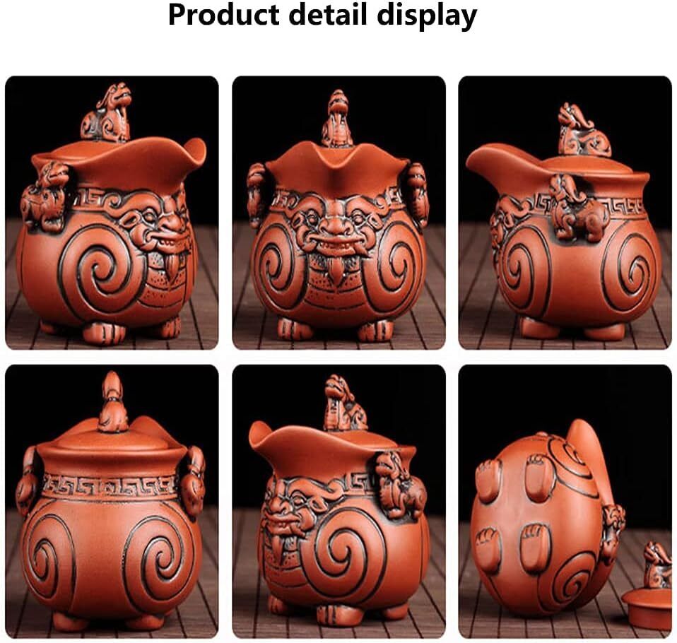 Handmade Ceramic Teapot Set Chinese Teacup Porcelain Home Kitchen Decoration
