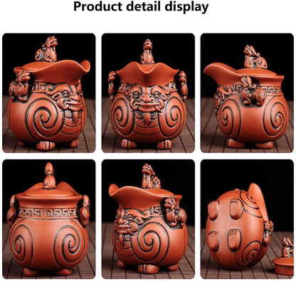 Handmade Ceramic Teapot Set Chinese Teacup Porcelain Home Kitchen Decoration