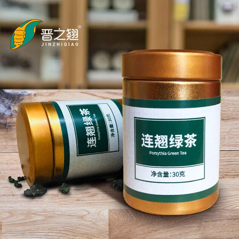 Shanxi Taihang Mountain Forsythia Green Tea 山西晋之翘连翘茶 浓香型太行山野生连翘叶小罐装