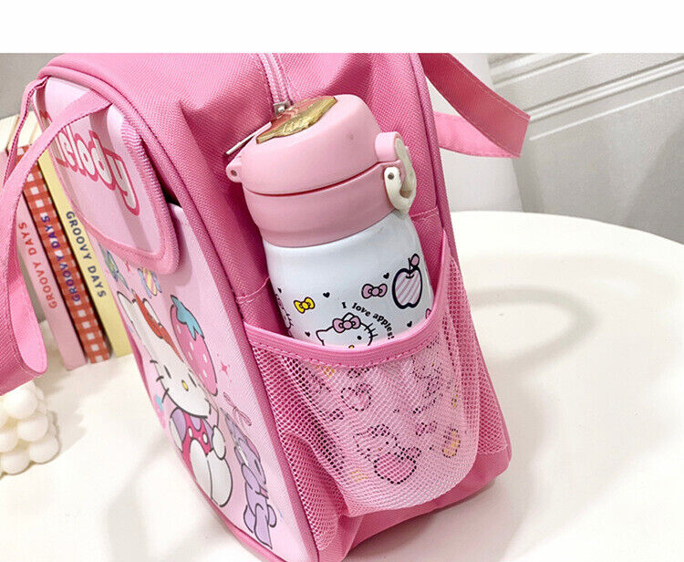 My Melody Cinnamoroll Kuromi Hello Kitty Lunch Bag Insulated Cooler Handbag Tote