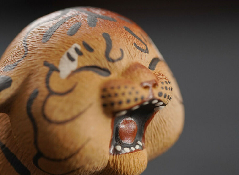 chinese yixing zisha handmade tea pet decoration DuanClay little cute tiger