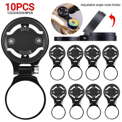 Bicycle Computer Stem Mount Holder Aluminum Alloy Adjustable Speedometer Stand