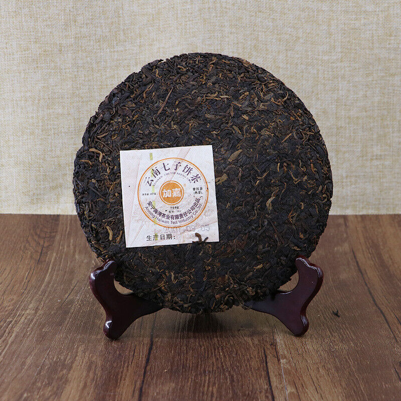 Lao Tong Zhi JIA JIA 7598 Anning Haiwan Yunnan Pu-erh Tea Cake 2007 357g Ripe
