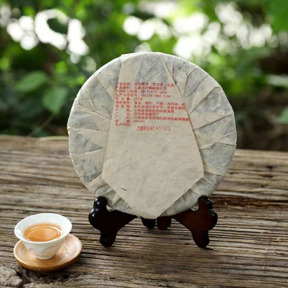 357g Yunnan Old Sheng Pu'er Tea 2009 Xigui Pu-erh Raw Tea Cake Aged Puerh Tea