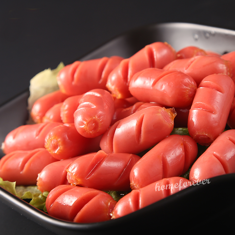 10 Bags Shuanghui Mini Hotdogs Chinese Snack 双汇台式烤香肠迷你热狗中国特产 10袋装