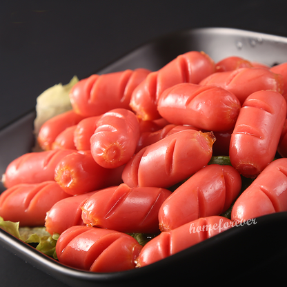 10 Bags Shuanghui Mini Hotdogs Chinese Snack 双汇台式烤香肠迷你热狗中国特产 10袋装