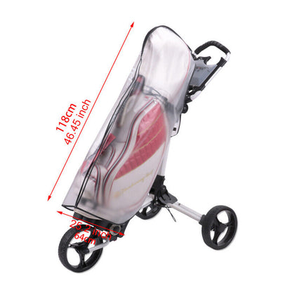 Golf Bag Waterproof Cover PVC Transparent Golf Rain Cover Dust Cover New