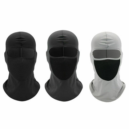 Motorcycle Full Cover Face Mask Cycling Balaclava Hat Lycra Outdoor Neck Gaiter