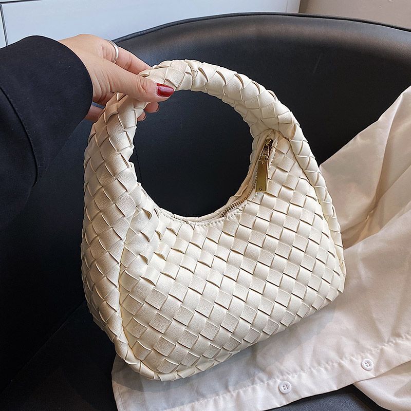Small SYNTHETIC Leather Woven Tote Bags Shoulder Bag Fashion Summer Handbags Sac