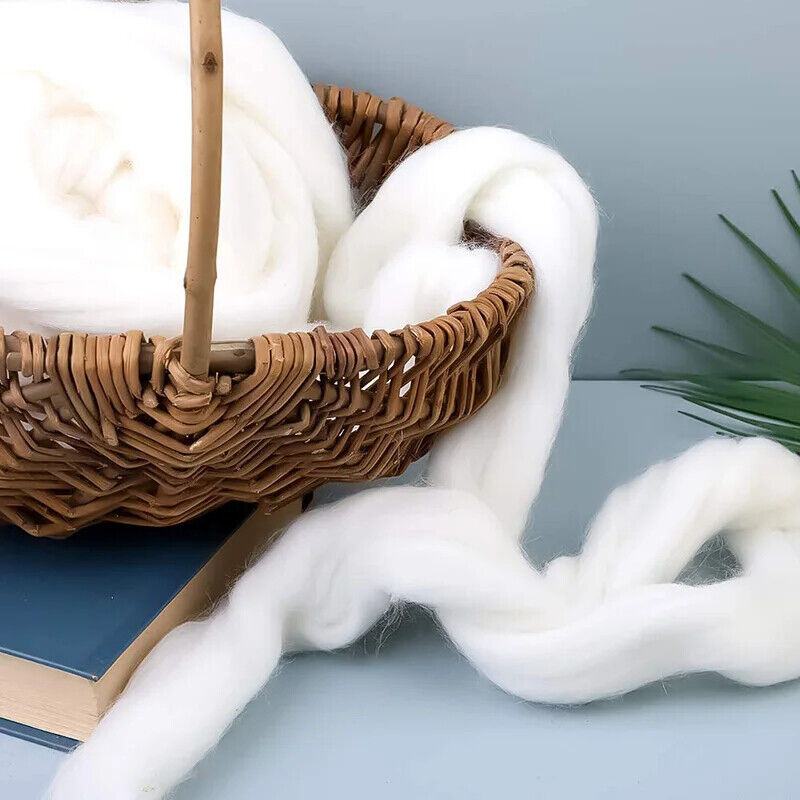 Needle Felting Wool 150g Dyed Roving Fibre Needlecraft Beginners Kit Accessories