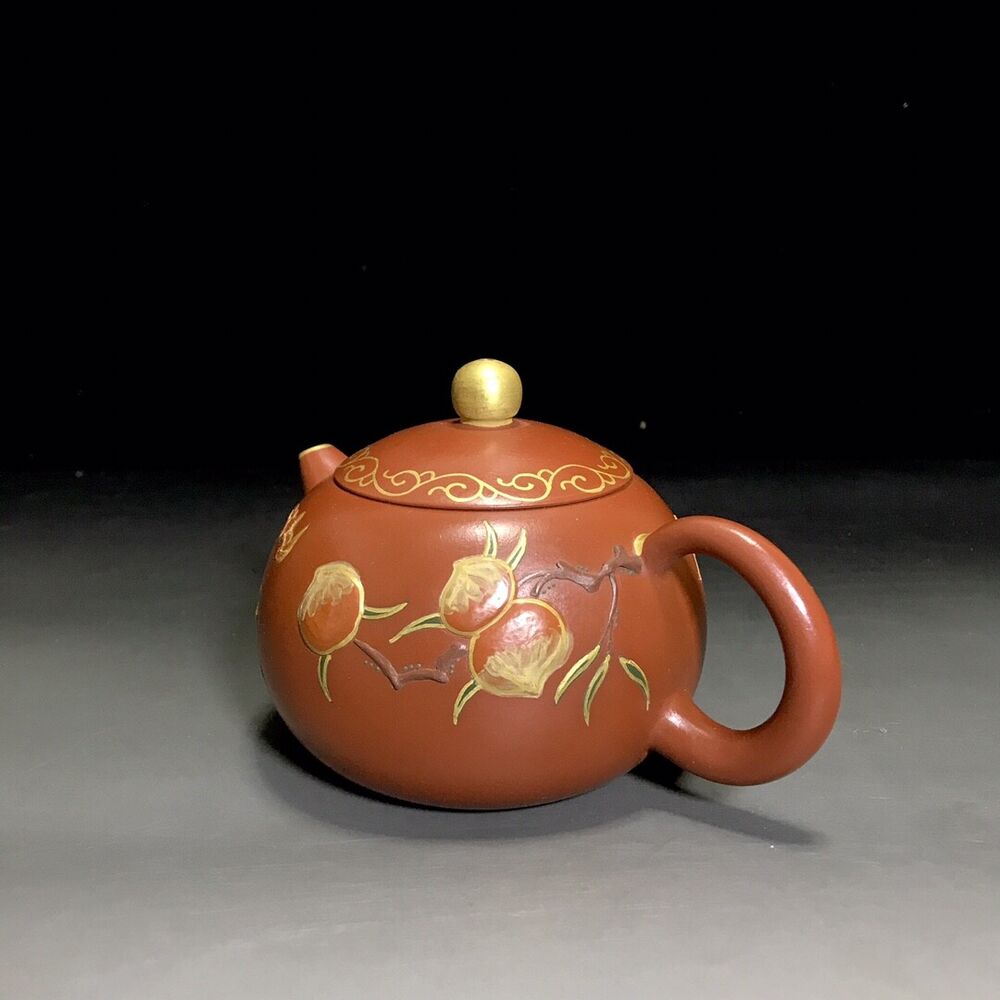 vintage chinese yixing purple clay teapot zisha ceremony teaware collection rare