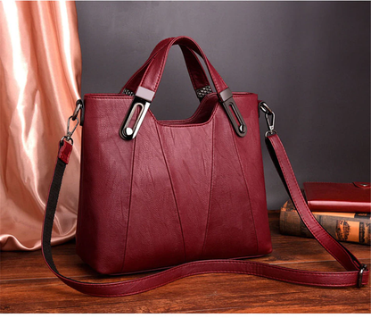 brand luxury women pu leather shoulder bag handbag messenger tote bag