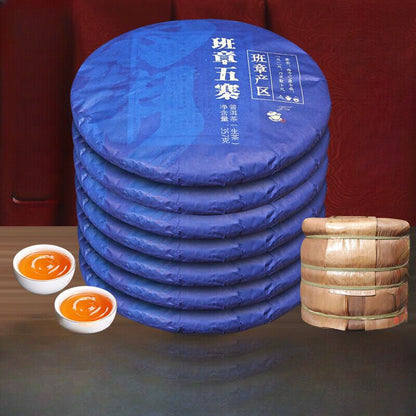 Yunnan Puerh Tea Ripe Tea Lao Ban Zhang Puerh Ripe Tea 357g
