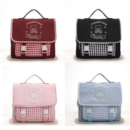 Fashion Backpack Women School Bags Teenager Shoulder Rucksack 29*25*8CM Blue/Red