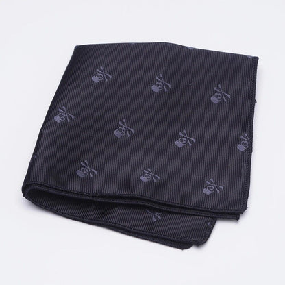 Men Necktie 3Pcs Set Polyester Bowtie Slim Cartoon Skeleton Fashion Dress Cravat