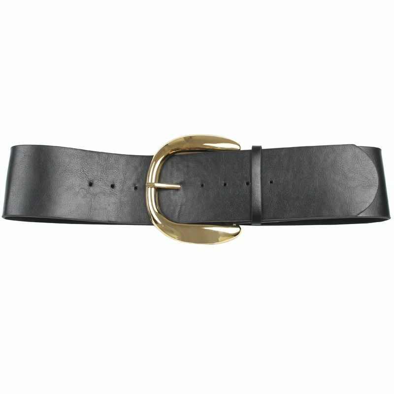 Women Vintage Waist Belts Metal Buckle Luxury Dress Wide PU Waistbands 111x7.8cm