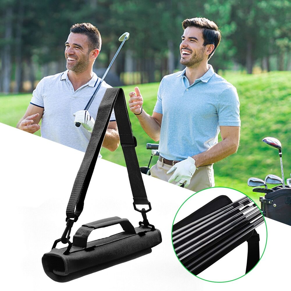 Mini Golf Club Carrier Bag Driving Travel Bag Golf Training Shoulder Straps