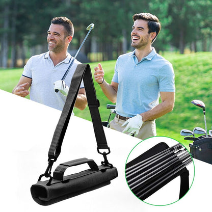 Mini Golf Club Carrier Bag Driving Travel Bag Golf Training Shoulder Straps