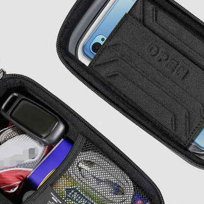Rainproof Bicycle Front Cell Phone Holder Touchscreen Tube Cycling Saddle Bag US