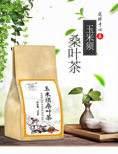 100% Natural Mulberry Leaf Corn Stigma Tea150g / 30 Bags Chinese Herbal Tea
