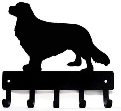 Cavalier King Charles Spaniel Dog Key Rack Hanger - 6 inch/9 inch Metal Wall Art