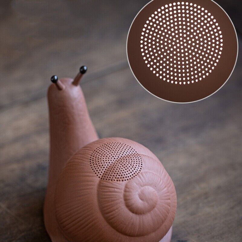 Snail Tea Pet Yixing Zisha Purple Clay Filter Net Creative Tea Strainer Mascot