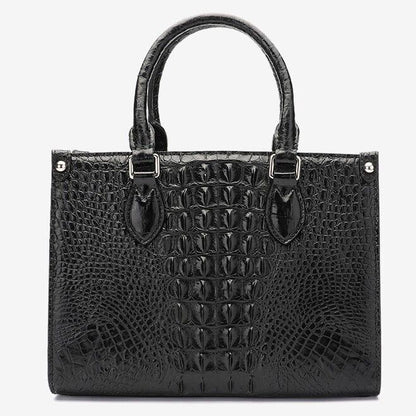 Handcrafted Real CrocodileSkin Leather Handbag, Women's Sling Shouler Bags