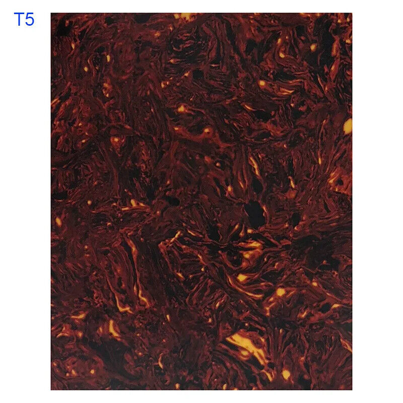 Acoustic Guitar Pickguard Material Self Adhesive Tortoise Plate Sheet 29x19x.6cm