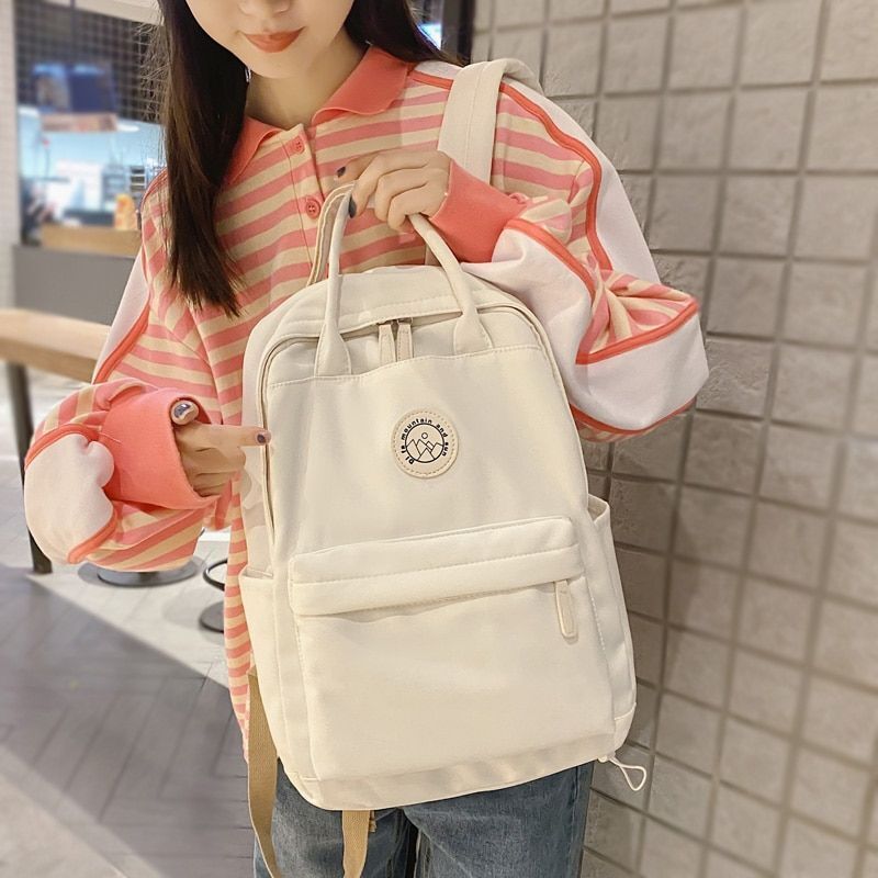 Waterproof Nylon Women Backpack Multifunction Travel Bags Schoolbag Student 1 PC