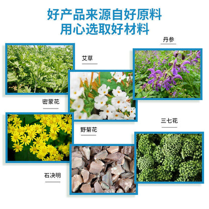 Wormwood Moxa Eye Patch Cold Compress Moxibustion Plaster Mugwort艾草眼贴10袋/盒