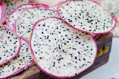 Natural White Pitaya Slices Dried Dragon Fruit Wheels Makes A Healthy Tea
