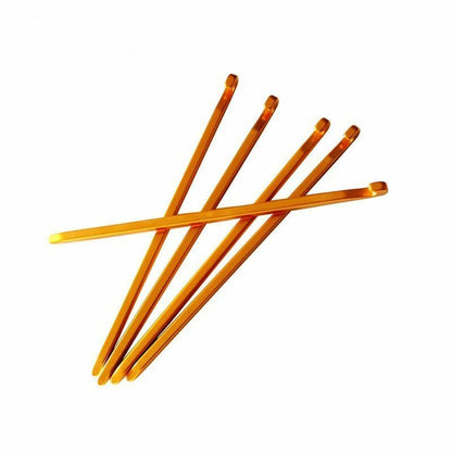 10pcs Aluminum Alloy Tent Pegs Ultralight Square Nail Camping Garden Hook 16cm
