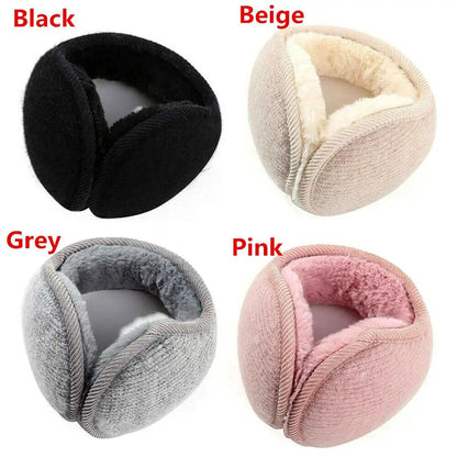 Women Men Winter Earmuff Soft Fleece Plush Thicken Warmers Ear Cover Protections