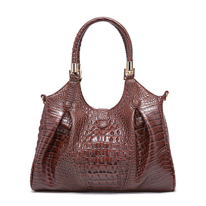 Women Patent Leather Crocodile Handbag Sling Satchel Tote Shoulder Bag Party Bag