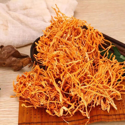 500g Organic Cordyceps Sinensis Dried Mushroom Top Chinese Tradition Medicine