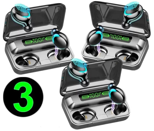 3 X Bluetooth 5.0 Headset Wireless Earphones Earbuds Stereo Headphone Waterproof