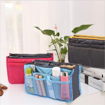 Traveling Bag Cosmetic Handbag Makeup Pouch Storage Organizer Large Nylon Purse