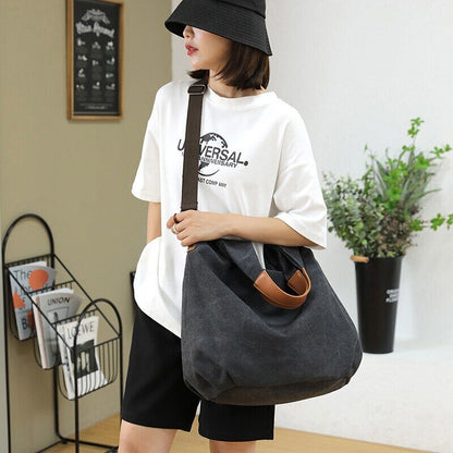 Women Shoulder Bag Canvas Totes Travel Crossbody Bag Shopper Handbags Purses