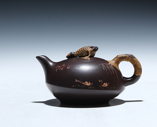 Chinese Yixing Zisha Clay Handmade Exquisite Teapot #86980