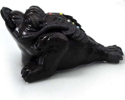 Toad Offers Handmade Zisha Clay KungFu Tea Tray Lovers Prosperity Good Luck