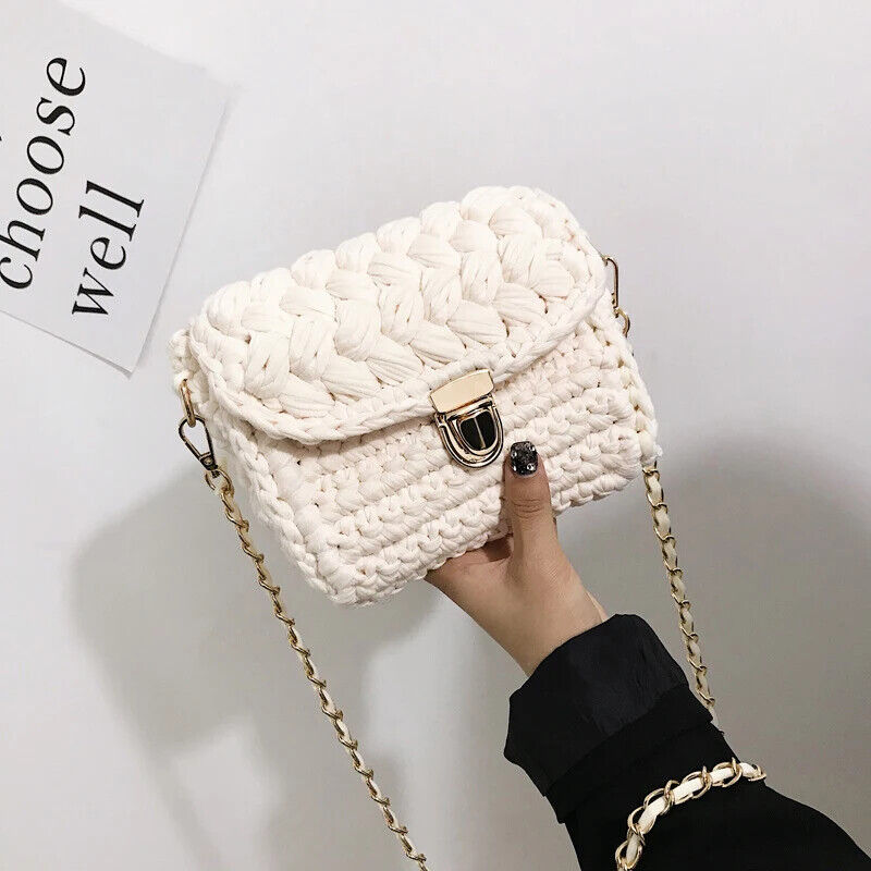 Women's Bag Woven Tote Bag Ladies Single Crossbody Bags Women Shoulder Bags
