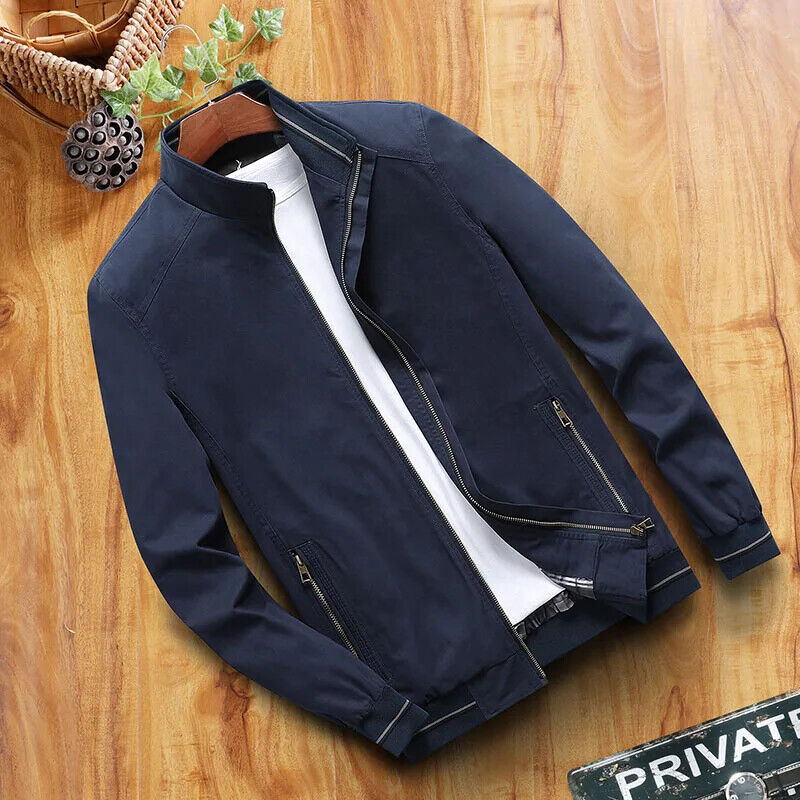 Spring Autumn Men's Bomber Jacket Men's Outerwear WindbreakerJacket Men's Jacket